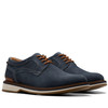 Navy Nubuck - pair, 3/4 right side
