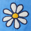 130013 Cornflower Blue embroidery detail
