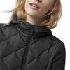 Canada Goose Women's HyBridge Quilted Knit Black Disc Hoody