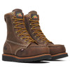 Thorogood Men's American Heritage 8in Trail Crazy Horse Black Heel Safety Toe Moc Toe MAXWear Wedge Work Boot