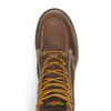 Thorogood Men's American Heritage 8in Trail Crazy Horse Black Heel Safety Toe Moc Toe MAXWear Wedge Work Boot