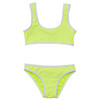 Snapper Rock Girl's Citron Zest Crop Bikini, 2-Piece