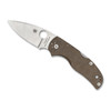 Spyderco Native 5 Brown Canvas Micarta CPM Cru-Wear Folding Knife
