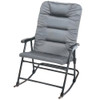 XL PADDED ROCKER GRAY - 3/4 left