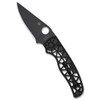 Spyderco Edgerati Black DLC PlainEdge Folding Knife