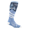 Darn Tough Women's Swirlwind Over-the-Calf Lightweight Ski & Snowboard Socks
