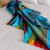 Pokoloko Tropical Multi Stripe Fringed Alpaca Blanket