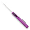 CobraTec Lightweight Purple Drop Point Serrated OTF Automatic Knife