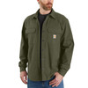 Carhartt Men's Rugged Flex Relaxed Fit Canvas Fleece-Lined Shirt Jac