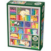 Cobble Hill Jigsaw Puzzle - Rainbow Cat Quilt