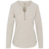 North River Women's Mini Waffle Notch V-Neck Henley Long-Sleeve Shirt North River Women's Mini Waffle Notch V-Neck Henley Long-Sleeve Shirt
