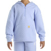 Carhartt Children's Girl's Half-Zip Cotton Quilted Jersey Graphic Sweatshirt