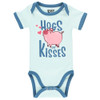 Lazy One Infant Hogs & Kisses Pig Creeper Short-Sleeve Onesie