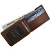 ili New York Men's Compact Bifold RFID Wallet with Left Flip
