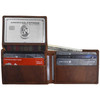 ili New York Men's Compact Bifold RFID Wallet with Left Flip