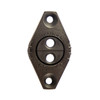 EMS-1003 - nylon grommet w/ double  small opening rubber insert