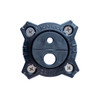 EMS-1004 - nylon grommet w/ one small & one large opening rubber  insert