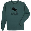Original Design Men's Kittery Trading Post Black Moose Long-Sleeve T-Shirt