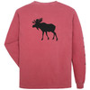 Original Design Men's Kittery Trading Post Black Moose Long-Sleeve T-Shirt