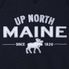 Lakeshirts Youth Blue 84 Up North Maine Moose Hooded Sweatshirt