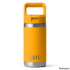 YETI Children's Rambler Jr. 12 oz. Stainless Steel Vacuum Insulated Bottle w/ Straw Cap
