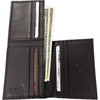 Deerfield Leathers Men's Classic Leather Bifold RFID Wallet