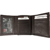 Deerfield Leathers Men's Classic Leather Trifold RFID Wallet