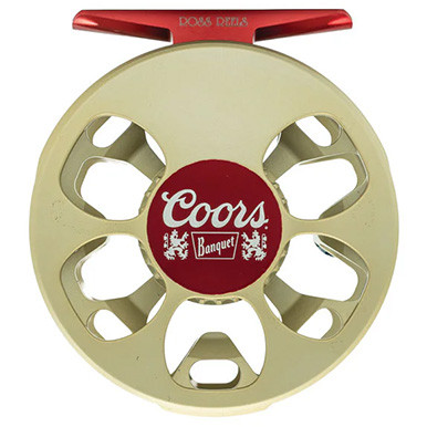 coors banquet fly fishing reel Ross Reels Cimarron 4/5 fighting fish in larger waters Ross Reels - Cimarron Creek