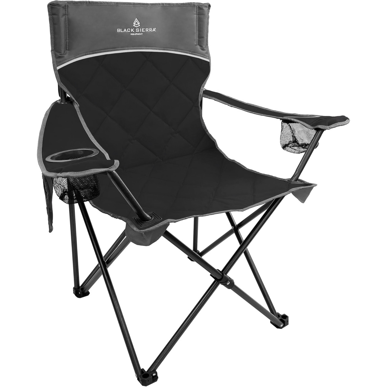 KUZIRA 64T 黒　XL Black Sierra Equipment XL Padded Quilted Quad Chair - Kittery