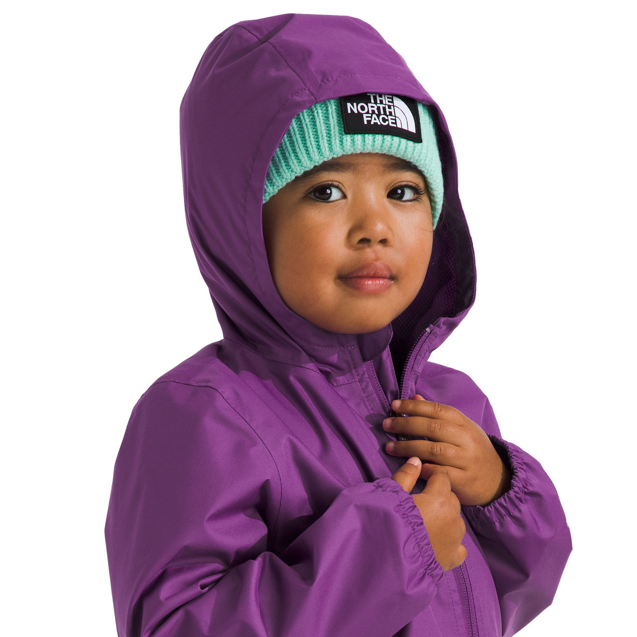 Purple North Face Zipline Rain Jacket Girls Zipline Rain North Face