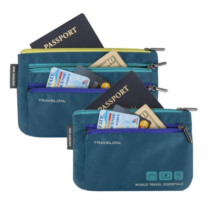 Travelon World Travel Currency & Passport Organizer Set - Kittery