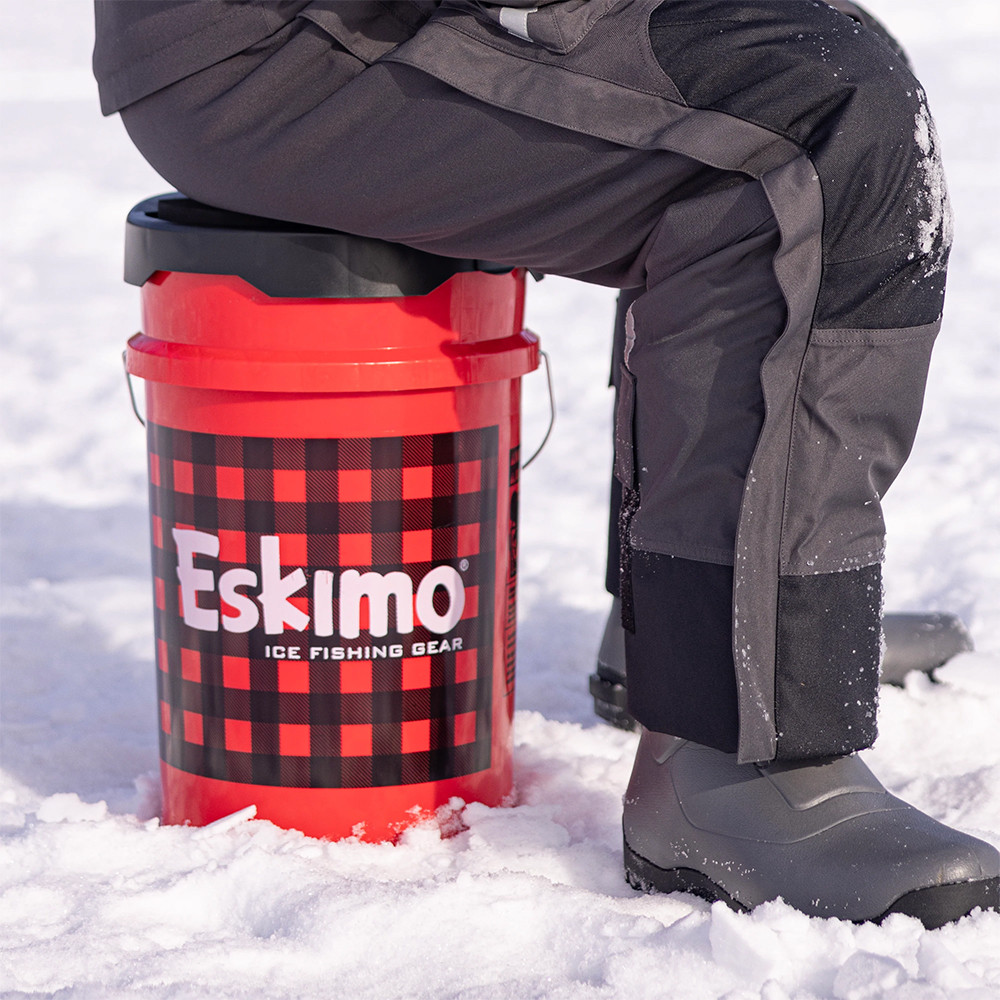 eskimo ice fishing accessories E-Hub Rod Holder The holder uses a locking clip connection that easily snaps into place Bucket Accessories
