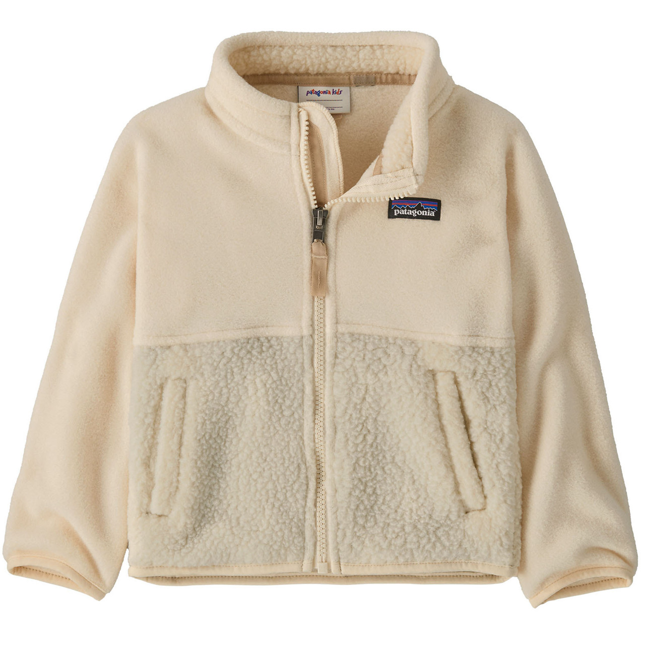 patagonia baby cozy cotton blanket グレー×グレーストライプ