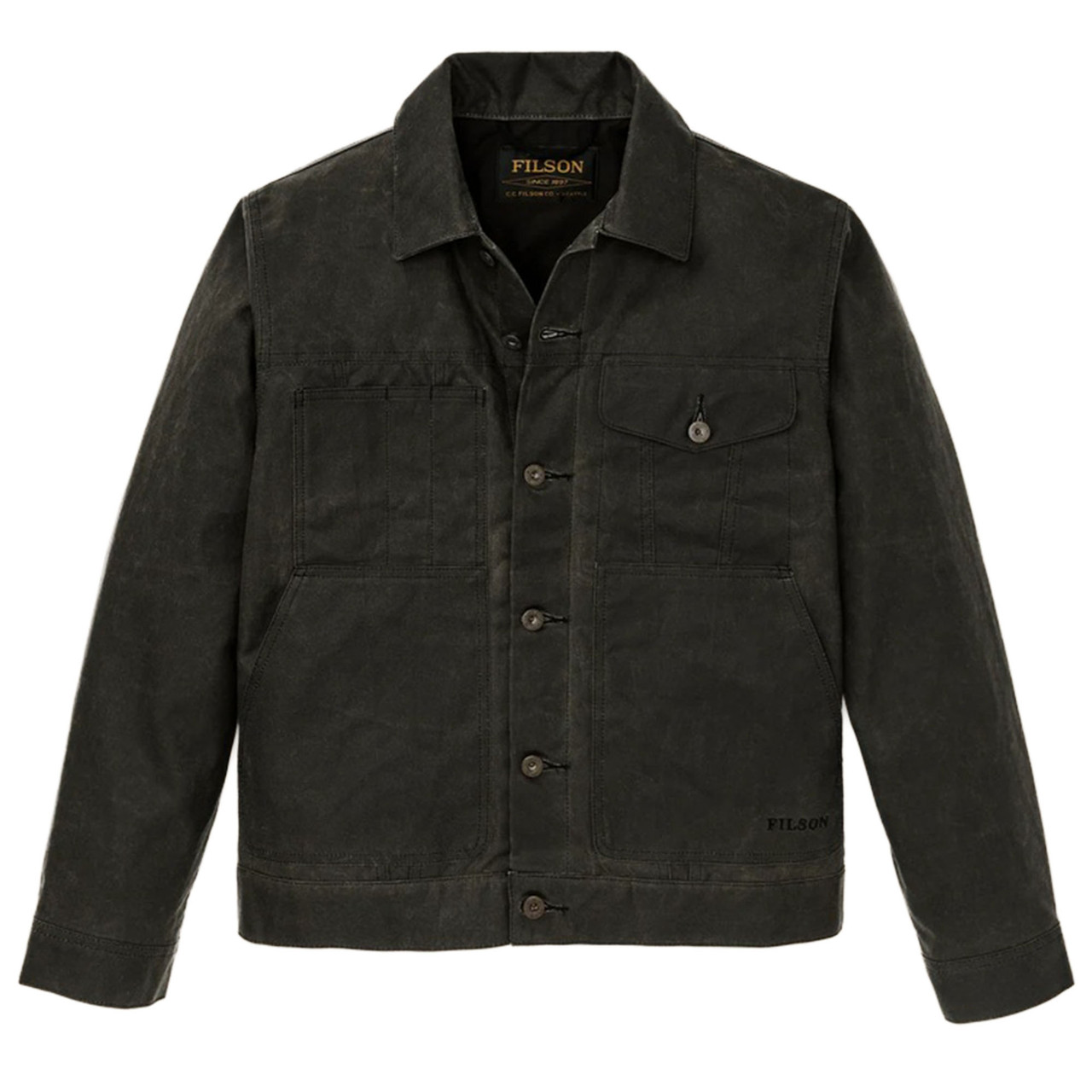 Filson Men's Tin Cloth Short Lined Cruiser Hunting Jacket