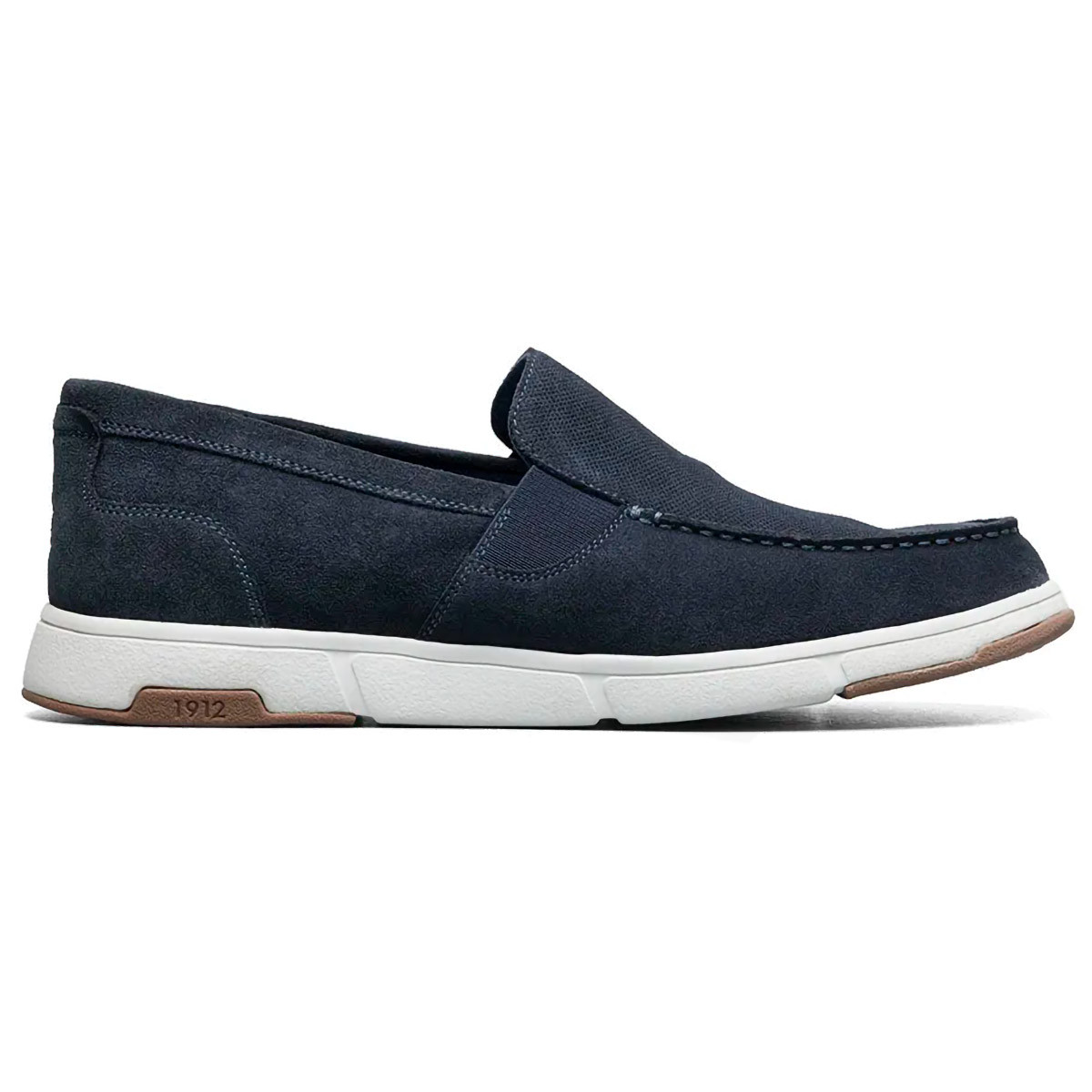 Nunn Bush Men's Luca Suede Moc Toe Venetian Slip On - Kittery