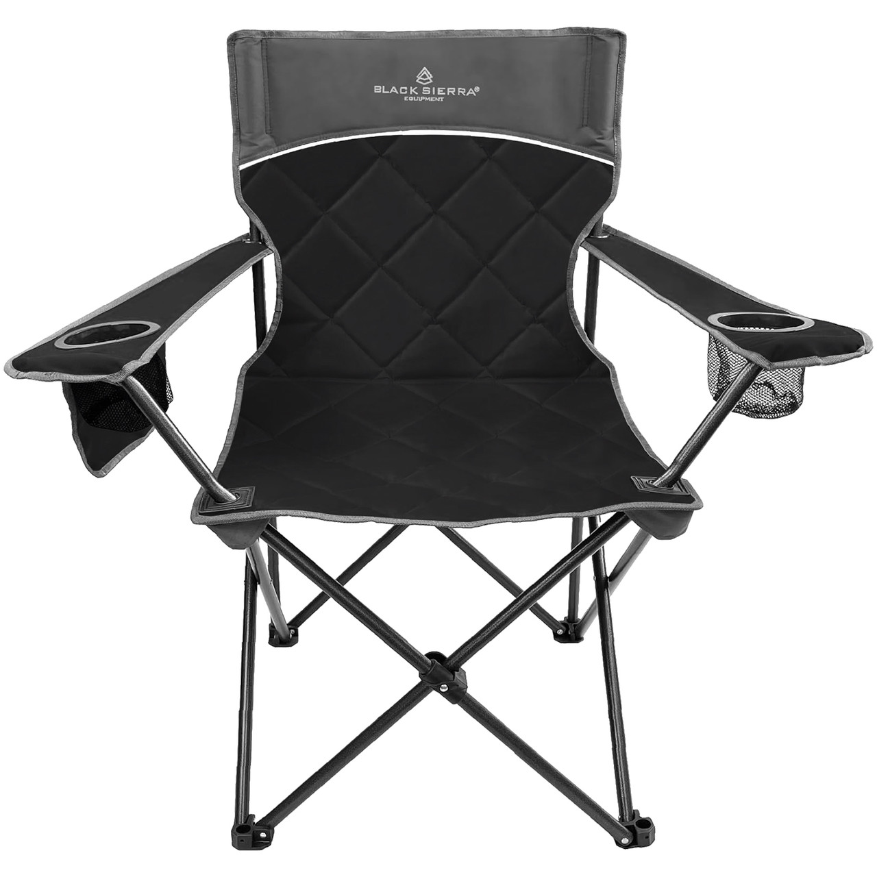 Black Sierra Equipment XL Padded Quilted Quad Chair - Kittery
