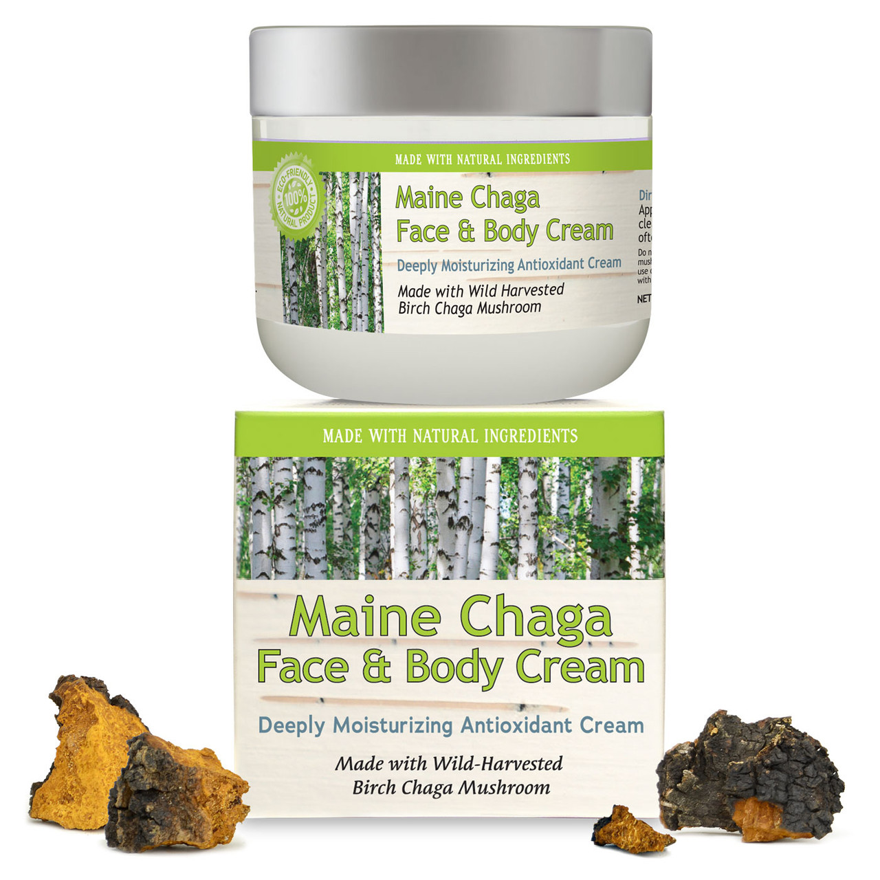 My Berry Organics Maine Chaga Face & Body Cream - Kittery Trading Post