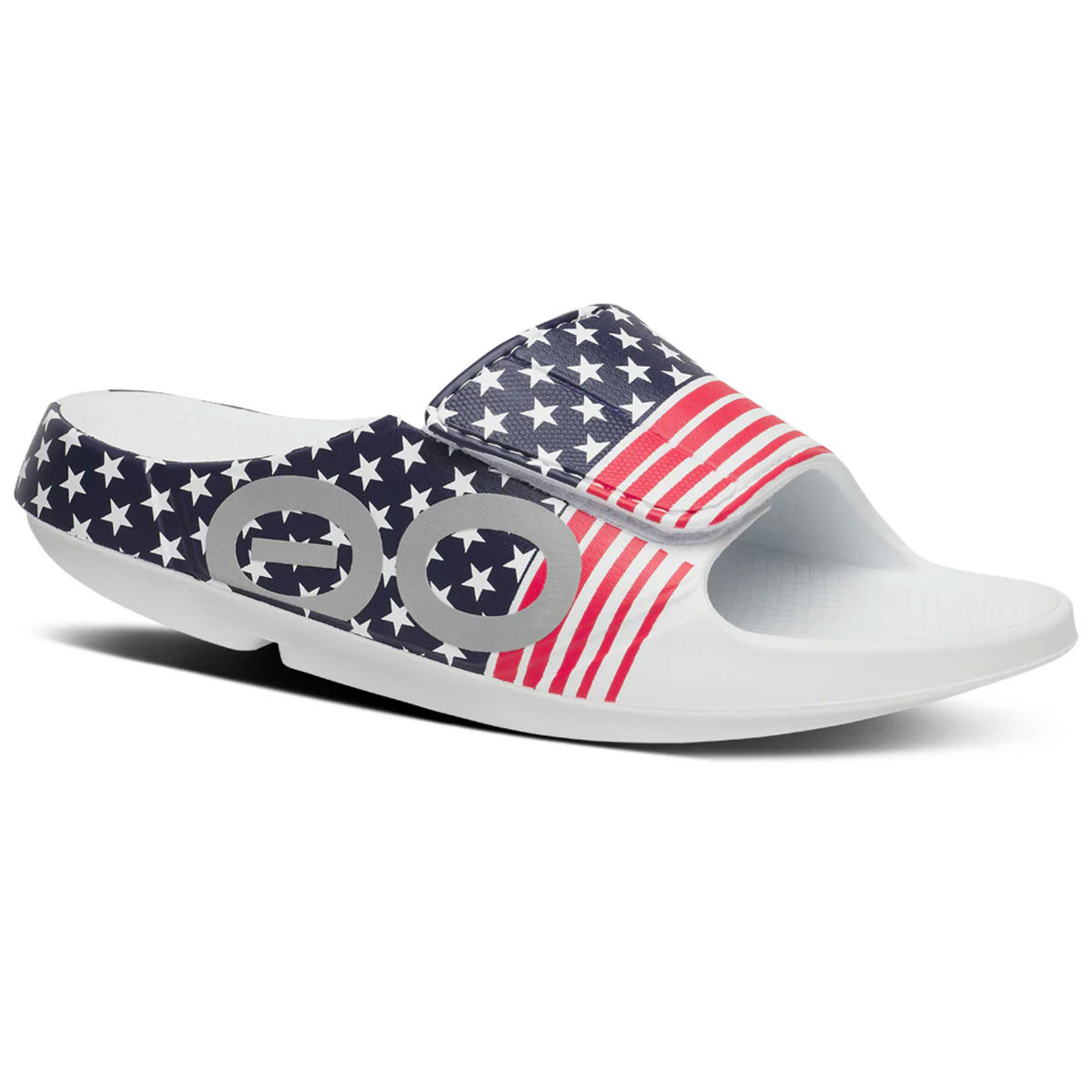 Oofos Men's OOahh Sport Flex Limited Edition USA Slide - Kittery