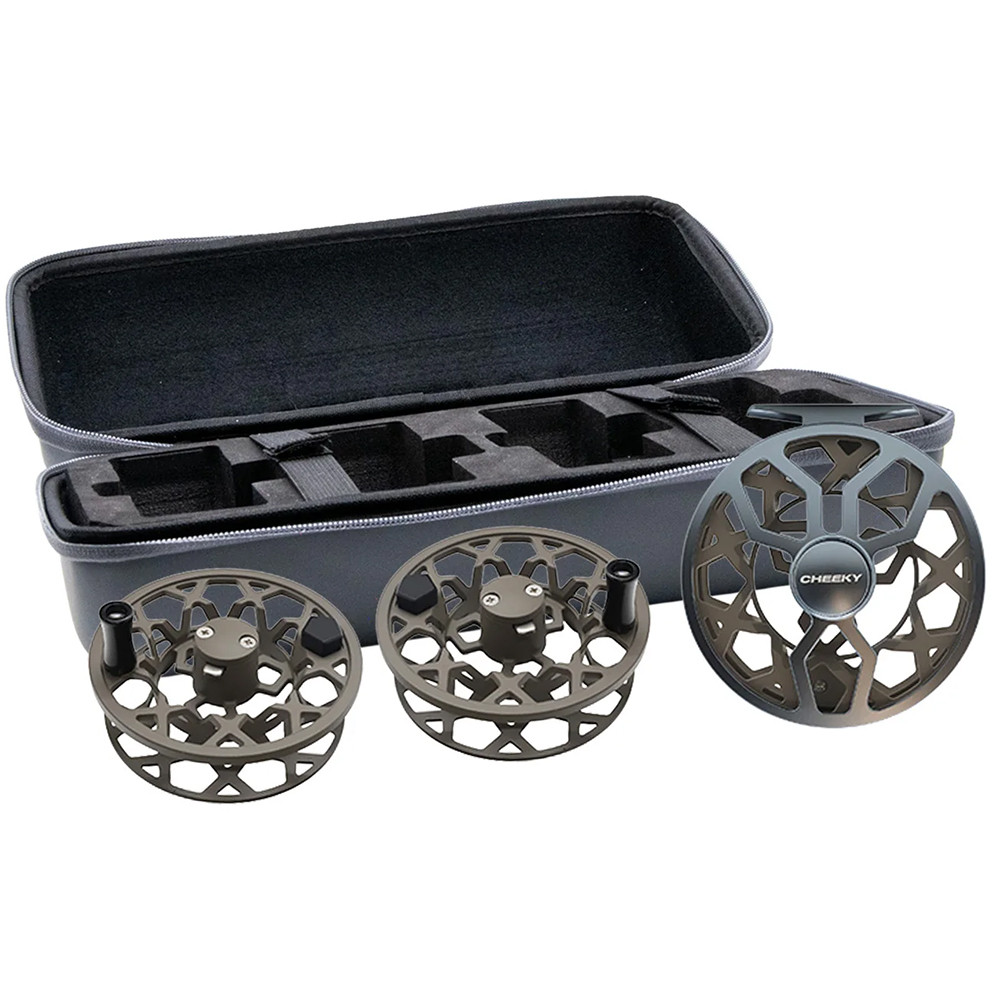 Cheeky Fishing Drip 375 Triple Play Fly Reel and Spool Bundle