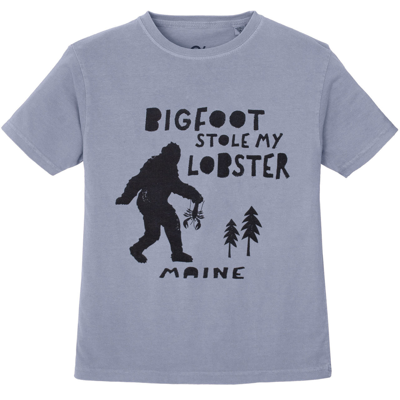Lakeshirts Youth Blue 84 Bigfoot Stole My Lobster Short-Sleeve T