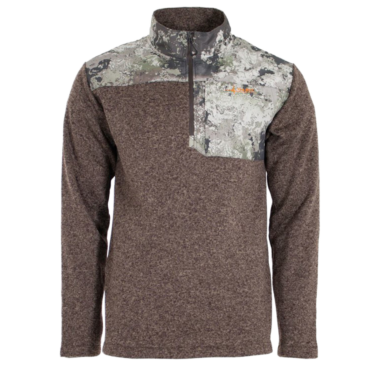 Habitat Men's Crater Valley Quarter-Zip Long-Sleeve Pullover
