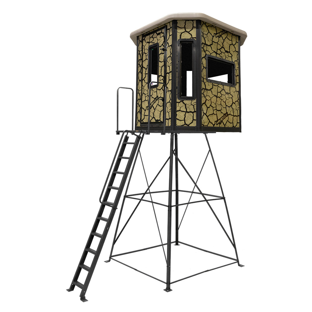 BLIND LERDING THE BLIND short タンク Muddy Outdoors Bull XL Steel Box Blind w/ 10' Tower - Kittery