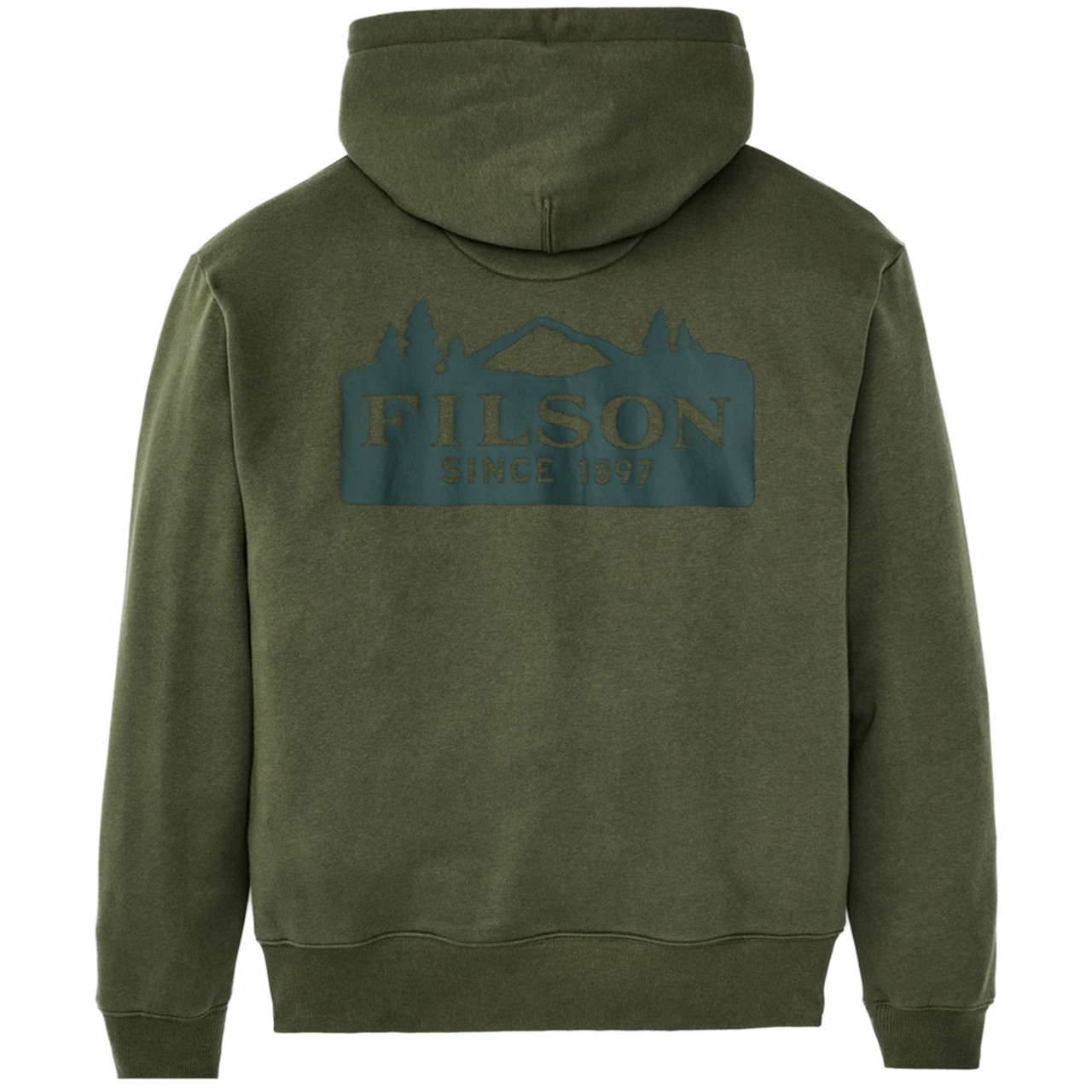 Filson Men's Scenic Graphite Hoodie - Kittery Trading Post