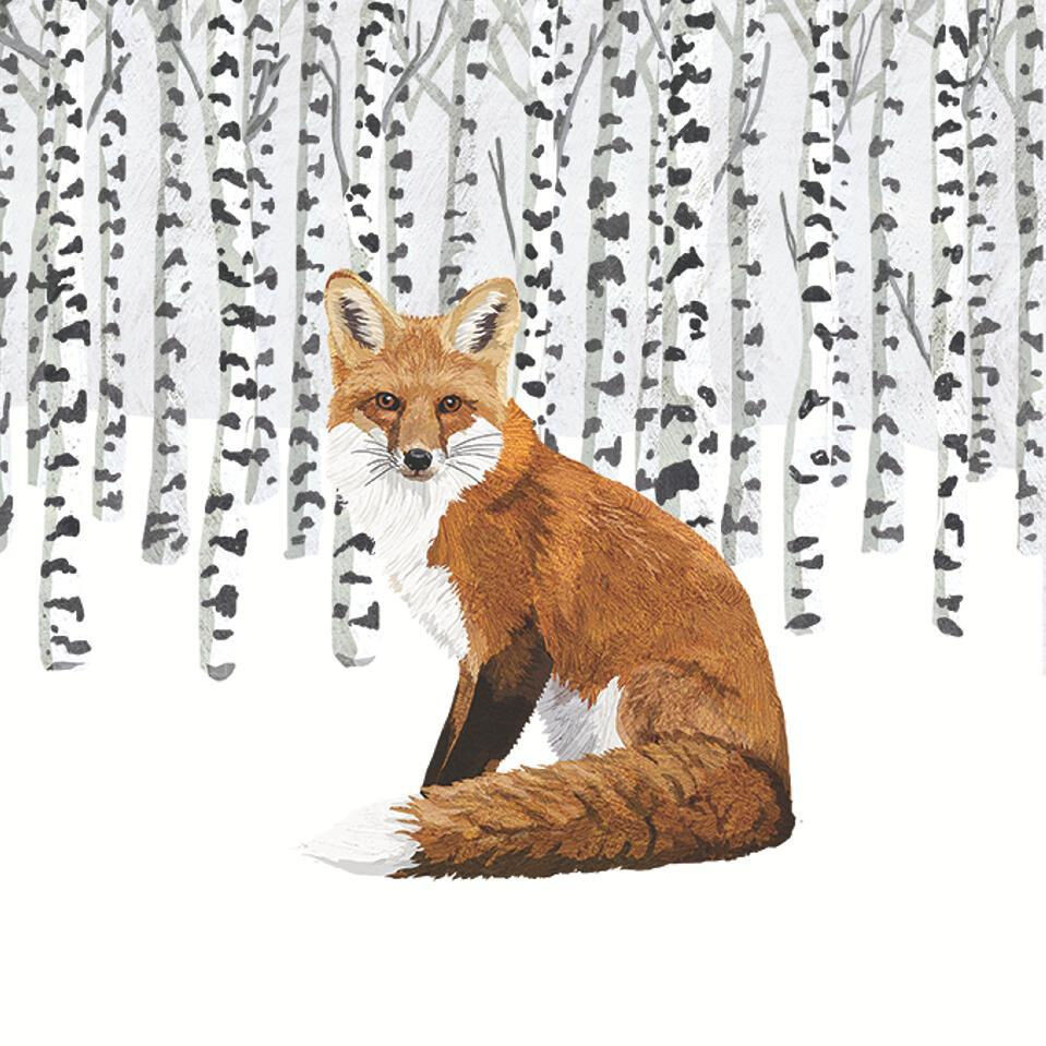 Paperproducts Design Wilderness Fox Napkin