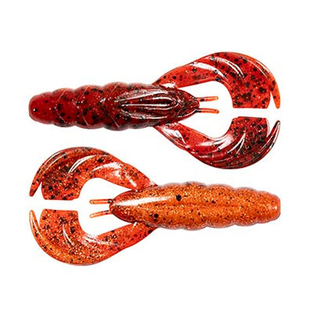 Tackle Berry Jointed Claw 赤 黄 セット Z-Man ElaZtech Hella CrawZ Ultra Flipping Bait Lure - 3 Pk