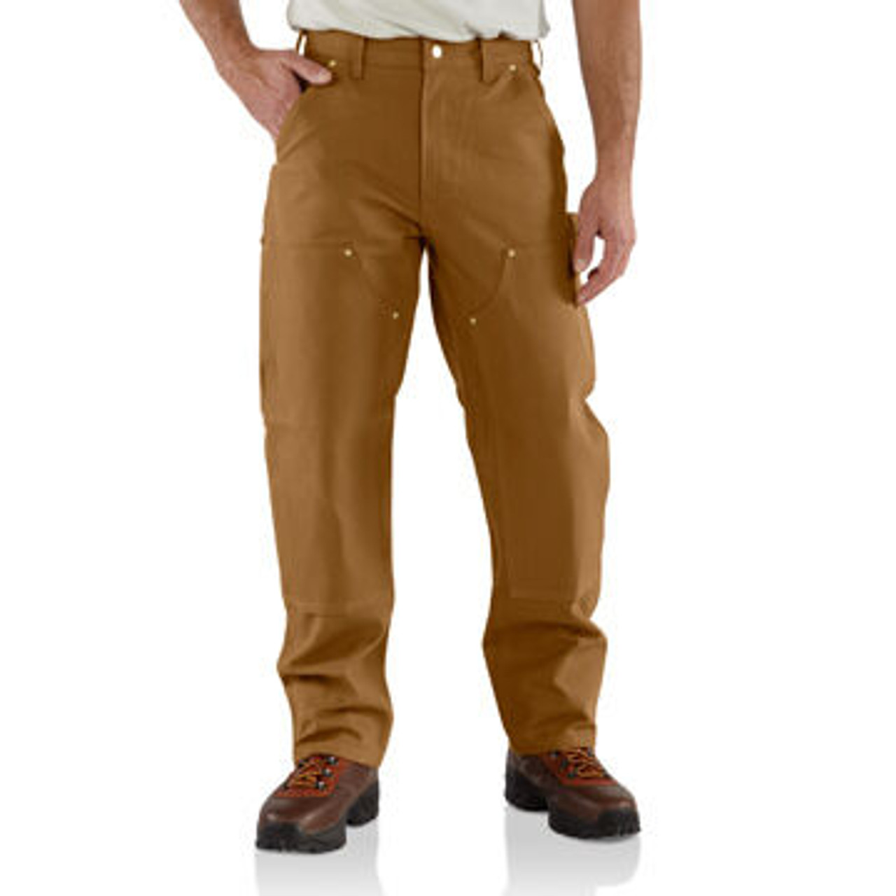 パンツ 00s USA carhartt double knee duck pants Vtg 2000 Y2K CARHARTT USA Men's 36 x 28 Brown Duck Double