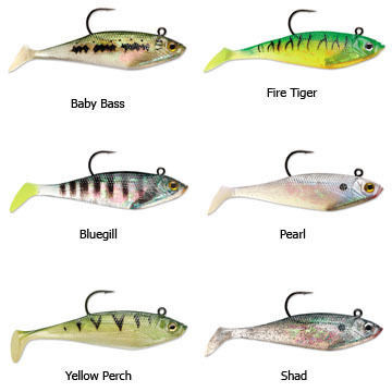 Storm WildEye Swim Shad Lure - 3 Pk. - Kittery Trading Post