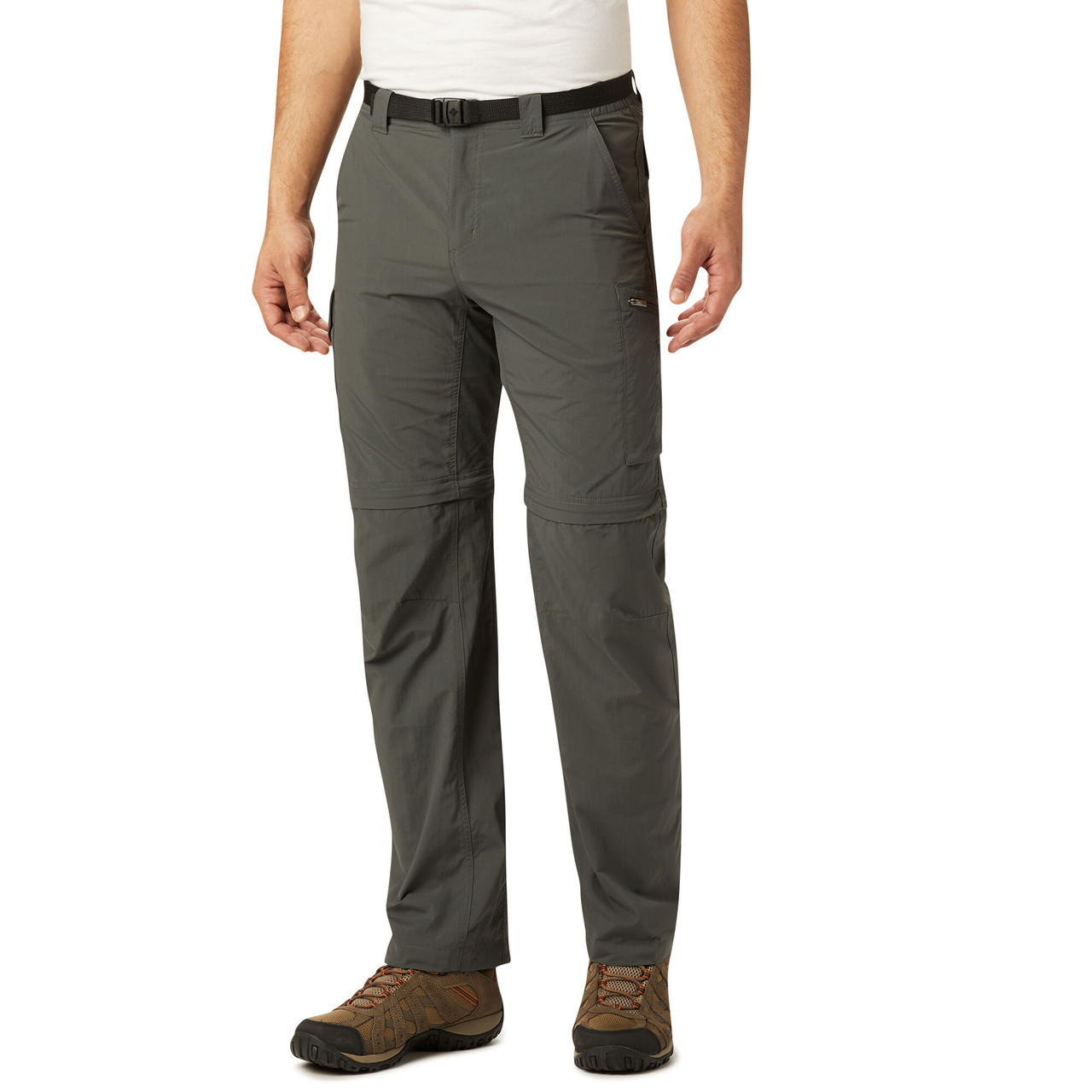 Columbia Silver Ridge Pantalon convertible utilitaire pour homme, vert pierre, taille 28 Columbia Silver Ridge Pantalon convertible utilitaire pour homme, vert pierre, taille 28