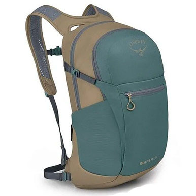 is the osprey daylite backpack waterproof loading main compartment Osprey Daylite - Blue Spikemoss/Alkaline