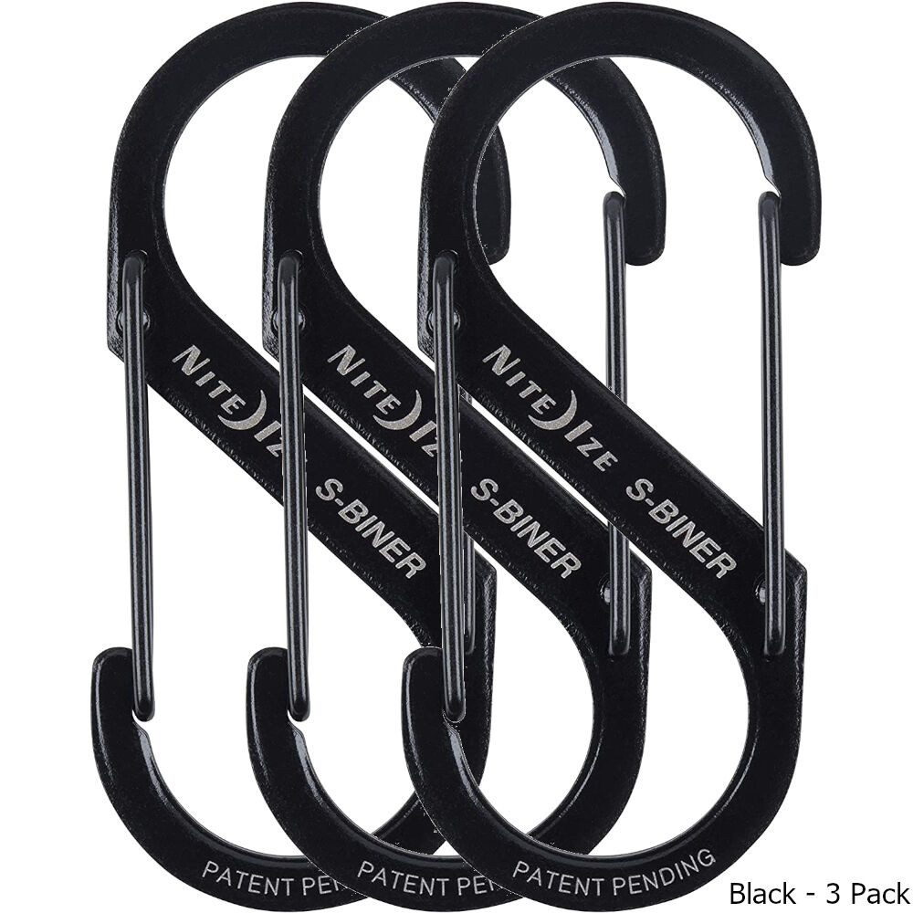 Nite Ize S-Biner Aluminum Dual Carabiner - 1 or 3 Pk. - Kittery